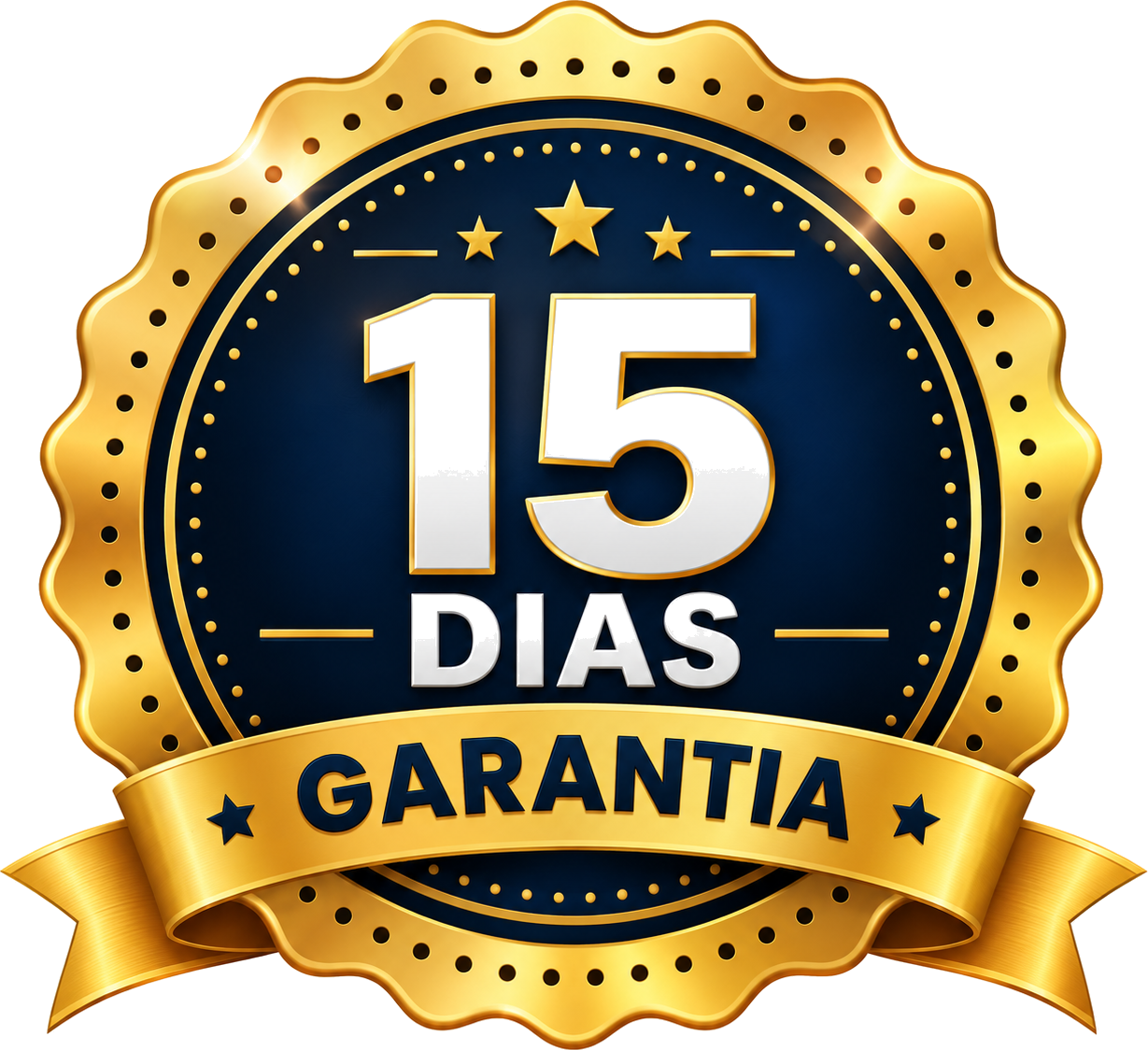 Selo de 15 dias de garantia
